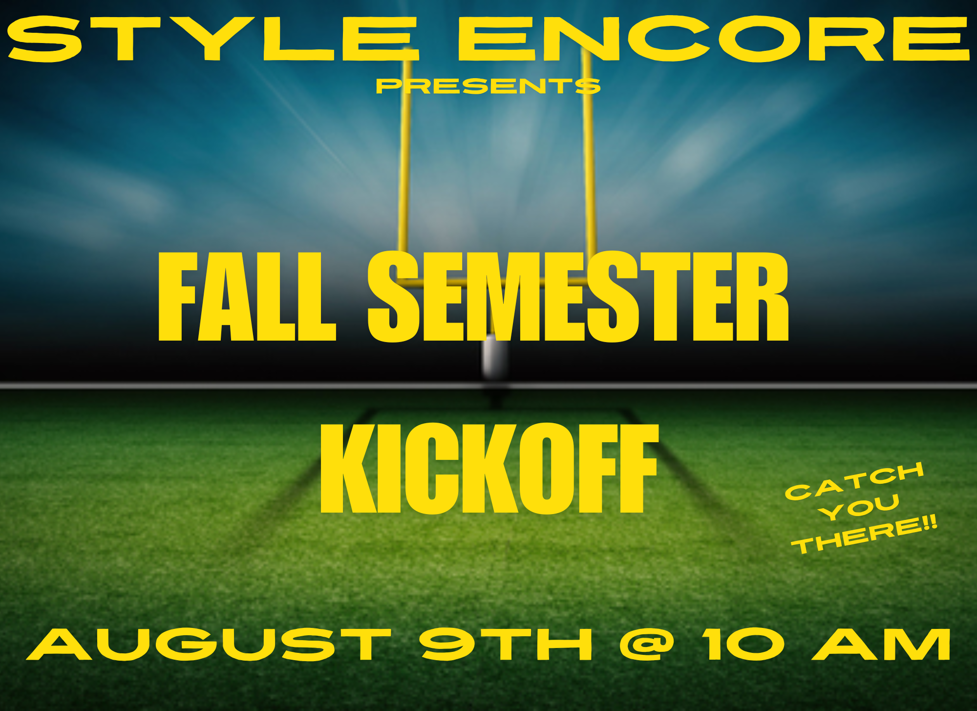 Join Us for Our Fall Semester Kickoff